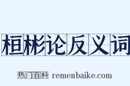 桓彬论反义词是什么意思的图片